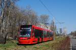 Bratislava: Tw.7538 zwischen den Haltestellen Jungmannova und Gessayova. (19.05.2026)