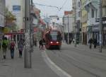 7125 in der Innenstadt von Bratislava als Linie 8 am 7.4.2012.