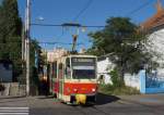 T6A5 7929+7930 im Vorort Raca auf dem Weg ins Stadtzentrum.(15.08.2012)