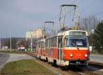 Tw.7777 + 7778 kurz vor der Haltestelle MIU - Karlova Ves.