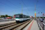 Slowakei / Straßenbahn Košice: Tatra T6A5 - Wagennummer 620 / Tatra T6A5 Wagennummer 621 ...aufgenommen in der Haltestelle  Moldavská  im Juni 2014.