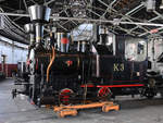 Die Schmalspur-Dampflokomotive K3 wurde 1892 bei Krauss in Linz hergestellt.