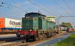 S 642-188 fhrt als Lokzug durch Maribor-Tezno Richtung Verschiebebahnhof.