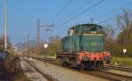 S 642-079 fhrt durch Maribor-Tabor Richtung Maribor Hauptbahnhof.