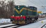 S 643-028 fhrt als Lokzug durch Maribor-Tabor Richtung Maribor Hauptbahnhof. /14.12.2012