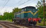 S 643-014 fhrt als Lokzug durch Maribor-Tabor Richtung Maribor Hauptbahnhof. /27.5.2013