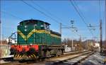 SŽ 643-028 fährt als Lokzug durch Maribor-Tabor Richtung Maribor HBF.