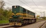 S 644-025 fhrt als Lokzug durch Maribor-Tabor Richtung Studenci. /18.4.2012