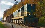 SŽ 644-005 zieht Güterzug durch Maribor-Studenci Richtung Tezno VBF. /10.11.2014