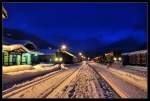 S 664-117 und 664-115 im Bahnhof Bohinjska Bistrica auf der Wocheinerbahn(3.12.2010).