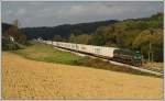 Absolutes Wolkenlotto hatten wir bei 664-105 mit ihrem Metrans Containerzug von Hodo nach Pragersko kurz vor dem Bahnhof Ivanjkovci am 10.10.2013.