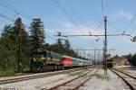 664 105 und 342 005 mit IC 505 am 07.06.2014 in Verd.