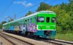 S 711-008 fhrt durch Maribor-Tabor Richtung Ormo. /8.8.2012