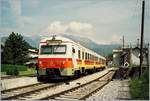 Der SZ 713-117 in Kamnik Graben am 3. Mai 2001.
Analog Bild
