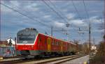 SŽ 713-105 fährt durch Maribor-Tabor Richtung Maribor HBF.