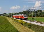 Der 813 101 als Regionalzug am 19.08.2018 unterwegs bei Libanja.