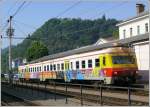 814-118 nach Velenje wartet in Celje auf Anschlussreisende.