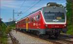 SŽ 814-108 fährt durch Maribor-Tabor Richtung Maribor HBF.