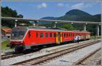 Reg 7811 mit 813-123 ist im Kroatischen Grenzbahnhof Durmanec eingetroffen.