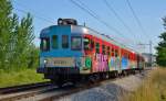 S 813-031 fhrt durch Maribor-Tabor Richtung Pragersko. /29.6.2012