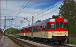 SŽ 813-037 fährt durch Maribor-Tabor Richtung Ormož. /15.4.2016