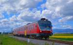 S 813-122 fhrt durch Cirkovce Richtung Ptuj. / 24.4.2012