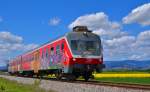 S 814-117 fhrt durch Cirkovce Richtung Ptuj. / 25.4.2012