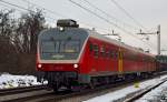 S 814-107 fhrt durch Maribor-Tabor Richtung Maribor Hauptbahnhof. /1.2.2013