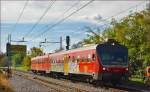 SŽ 814-124 fährt durch Maribor-Tabor Richtung Maribor HBF.