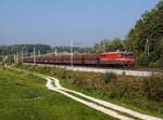 Die 342 023 mit einem Erzzug am 05.10.2017 unterwegs bei Križni Vrh.