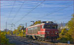 SŽ 363-008 fährt Lokzug durch Maribor-Tabor Richtung Maribor HBF.