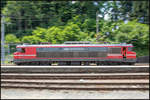 363.019 rollt am 25.Juni 2020 durch den Bahnhof Spielfeld Strass.