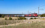 363 037 und 363 036 sowie 363 001 als Schublok mit dem 53213	(Koper tovorna - Ljubljana Zalog ranzirna) bei Črnotiče 4.10.26
