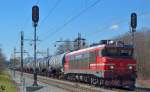 S 363-036 zieht Kesselzug durch Maribor-Tabor Richtung Norden. /10.4.2013