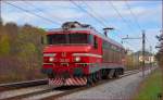 SŽ 363-031 fährt als Lokzug durch Maribor-Tabor Richtung Tezno Verschiebebahnhof.