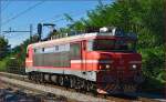 SŽ 363-004 fährt als Lokzug durch Maribor-Tabor Richtung Maribor HBF. /28.8.2014