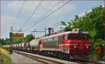 SŽ 363-017 zieht Güterzug durch Maribor-Tabor Richtung Norden. /9.6.2015
