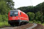 SZ 541 005 und eine BB 1x16 ziehen einen Gterzug von Villach nach Jesenice, Rosenbach am 05.06.12