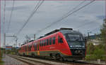 SŽ 312-125 fährt durch Maribor-Tabor Richtung Maribor HBF.