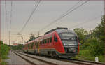 SŽ 312-116 fährt durch Maribor-Tabor Richtung Maribor HBF.