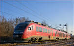 SŽ 312-124 fährt durch Maribor-Tabor Richtung Maribor HBF.