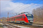 SŽ 312-117 fährt durch Maribor-Tabor Richtung Maribor HBF.