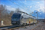 SŽ 312-007 fährt durch Maribor-Tabor Richtung Maribor HBF.