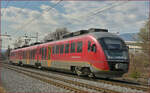 SŽ 312-140 fährt durch Maribor-Tabor Richtung Maribor HBF.