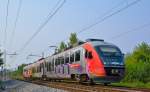 S 312-111 fhrt durch Maribor-Tabor Richtung Maribor Hauptbahnhof.