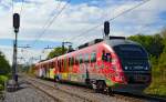 S 312-129 fhrt durch Maribor-Tabor Richtung Maribor Hauptbahnhof.