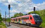 S 312-126 fhrt durch Maribor-Tabor Richtung Maribor Hauptbahnhof.