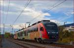 SŽ 312-107 fährt durch Maribor-Tabor Richtung Maribor Hauptbahnhof.