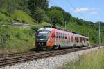 Desiro 312101 am 29.5.2011 nahe Hrastnik auf dem Weg nach Lubljana.