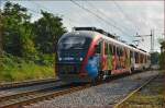 SŽ 312-140 fährt durch Maribor-Tabor Richtung Maribor HBF.